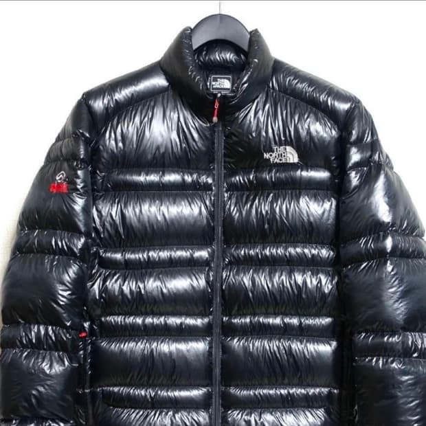 노스페이스 850 초경량 유광 구스다운 패딩 상태극상 희귀매물 눕시