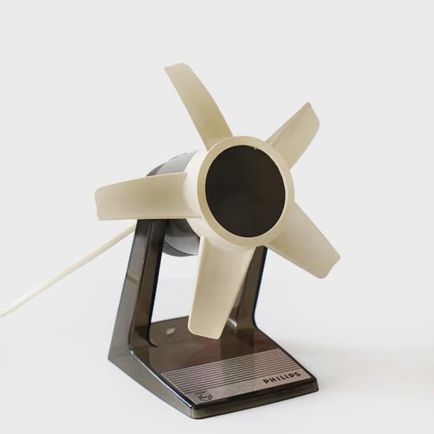 vintage philips desk fan