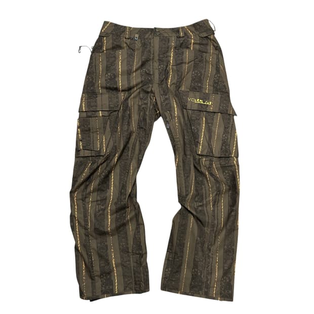 볼컴 브라운스트라이프 스노우팬츠(L)