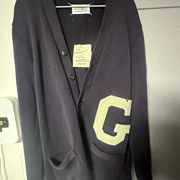 마르지엘라 레플리카 컬렉션 와플 퍼플 니트 L