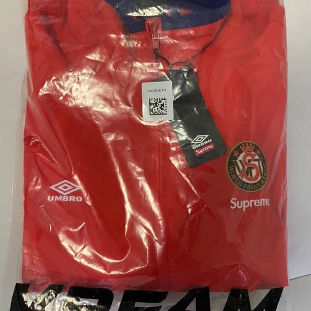 슈프림 x엄브로 코튼 립스탑 트랙자켓
