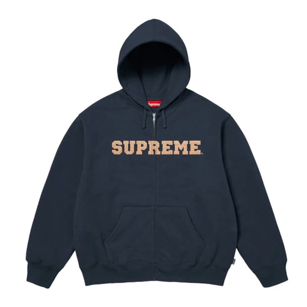 슈프림 아플리케 후드집업