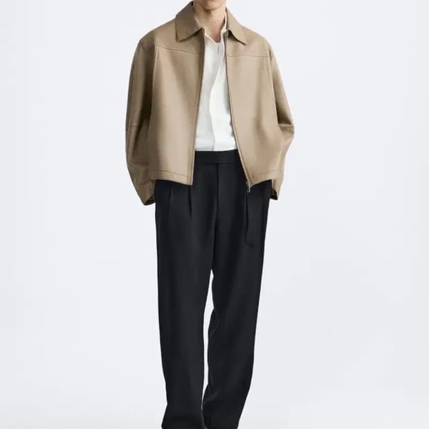 자라 양가죽 자켓 XL(105~110)