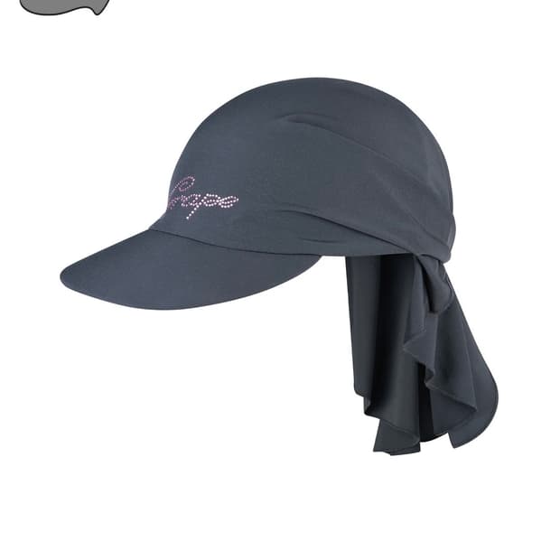 그레이프 Rhinestone LOGO Turban Hat