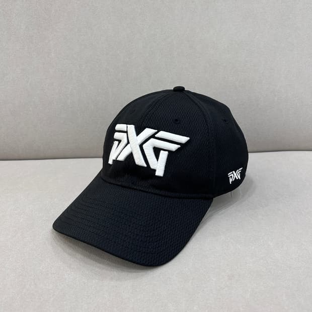 PXG 골프 블랙 볼캡 모자 56-60