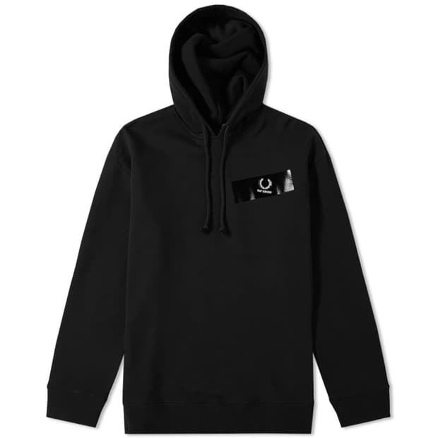 라프시몬스x프레드페리 테이프 후디