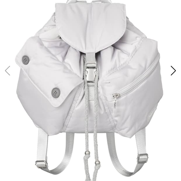 파히섬 탠스댄스 버튼 미니 백팩 라이트 그레이