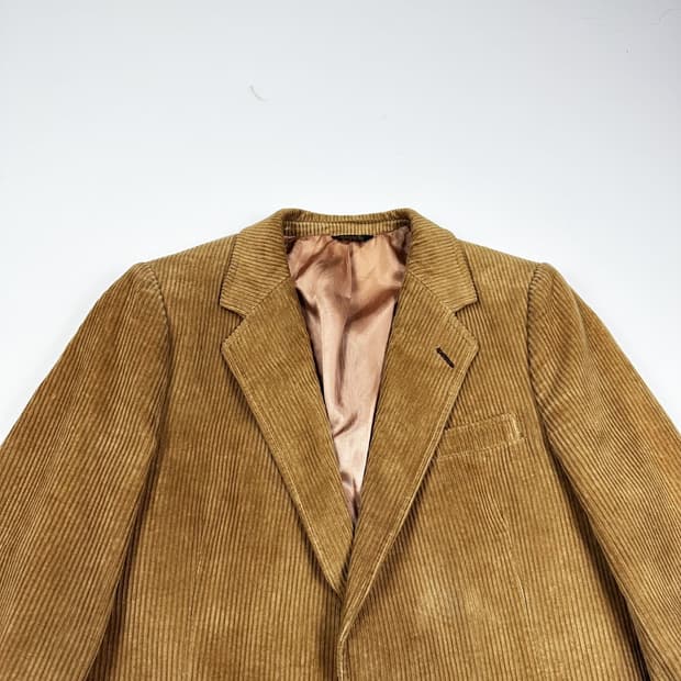 VTG 빈티지 폴란드 코듀로이 베이지 블레이저 자켓 (L)