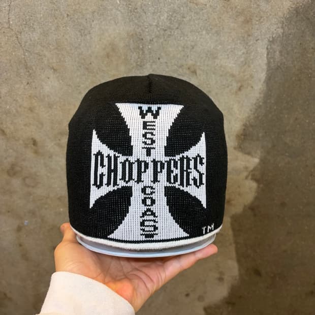 새상품급 미국 빈티지 웨스트코스트차퍼스 빅로고 비니