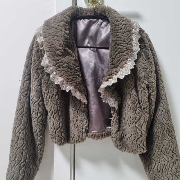 일본 빈티지 퍼 아우터