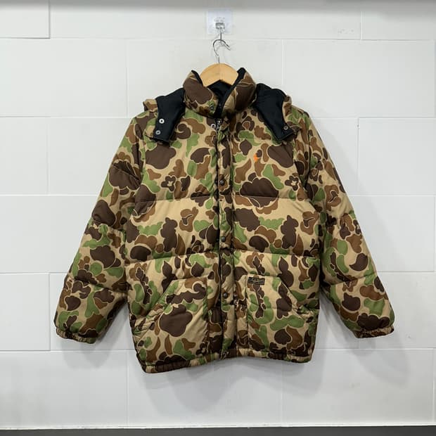 폴로 카모 보이즈 패딩점퍼