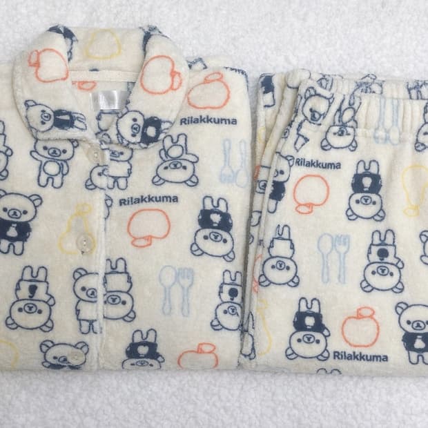 RILAKKUMA 리락쿠마 수면 파자마 set 🐻🤍🧡