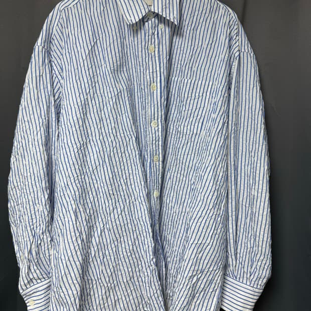 [48] 아워레가시 21ss BD 크링클 스트라프 셔츠