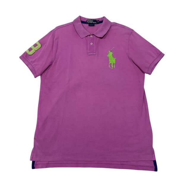 폴로 핑크 연두 빅포니 카라티 