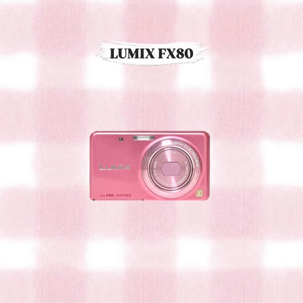 파나소닉 루믹스 FX80 핑크 빈티지디카