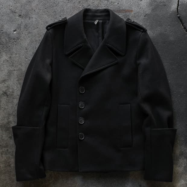 dior homme 07aw by hedi military coat