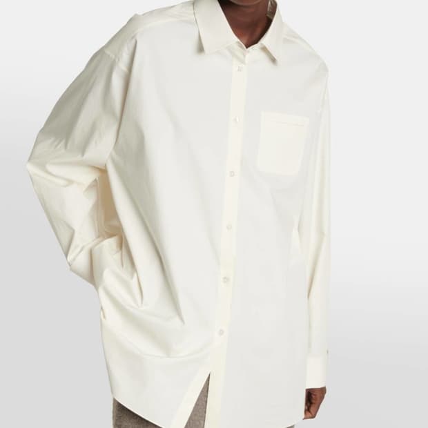 The row 더로우 moon cotton shirts