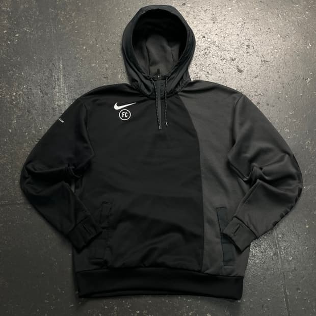 105 나이키 풋볼 드라이핏 반집업 후드티 