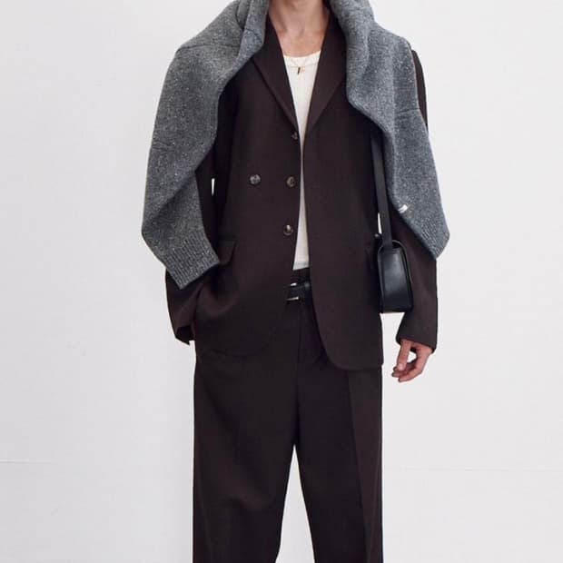 23fw 렉토 버진을 빈티지 스프라이트 브라운 자켓