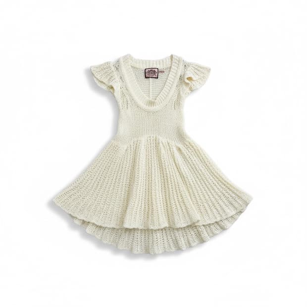 쥬시꾸뛰르 아이보리 니트 원피스 XS