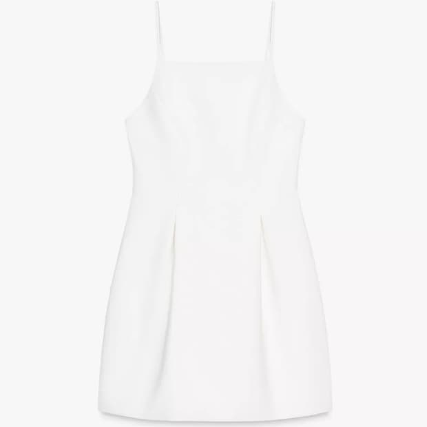 white mini one-piece