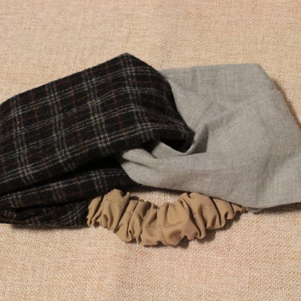 핸드메이드 빈티지 업사이클링 헤어밴드