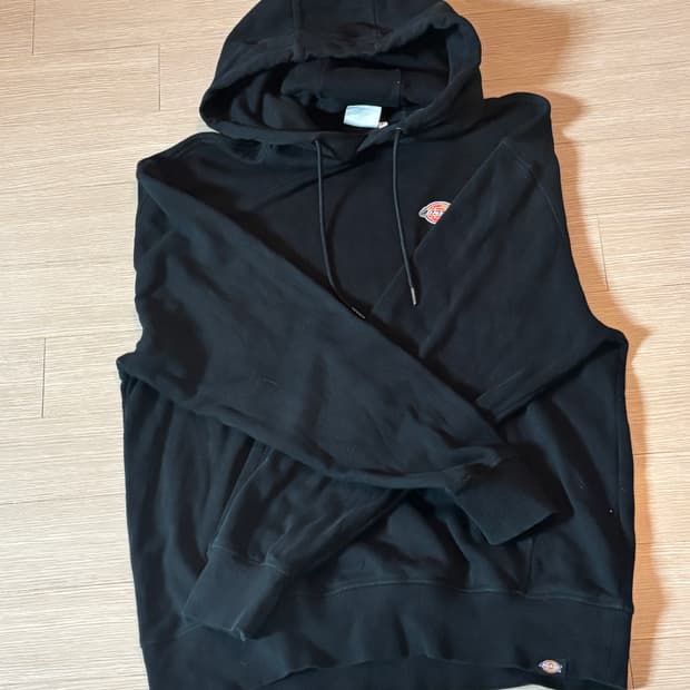 디키즈 블랙 후드티 L