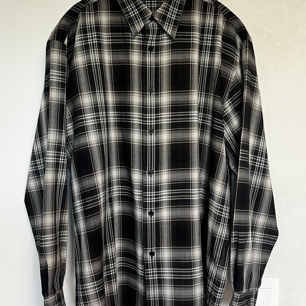 오라리 체크셔츠