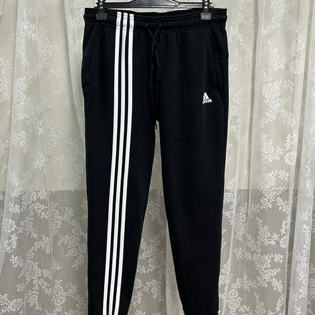 S) 아디다스 3S 트랙 팬츠 블랙