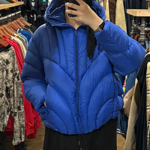 [HI] VTG 후드 경량 패딩