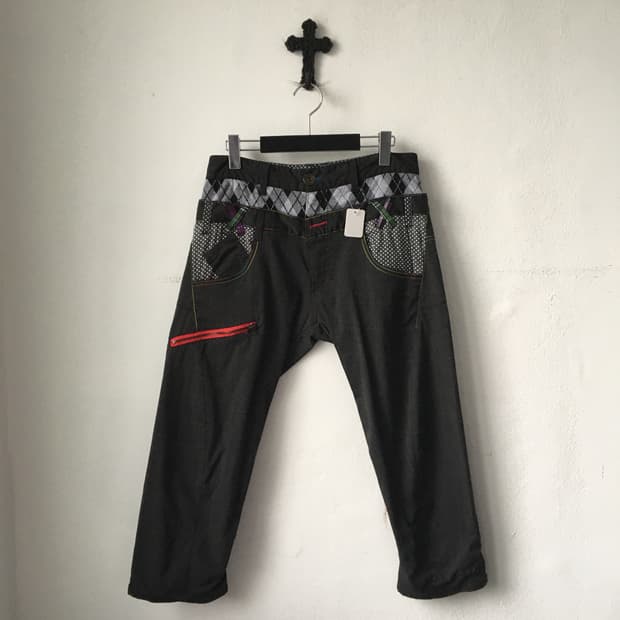 Double waist capri pants