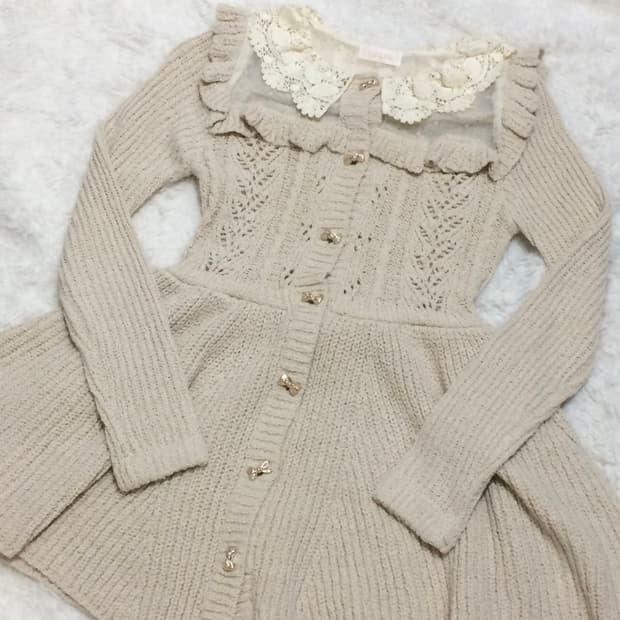 리즈리사 니트 원피스 히메갸루 라떼갸루 오네갸루 빈티지 대장급