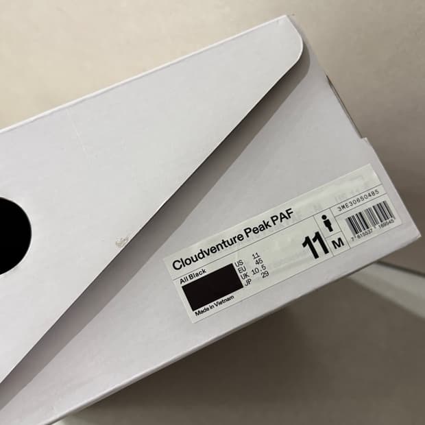 온 파프 클라우드 벤처 290 블랙