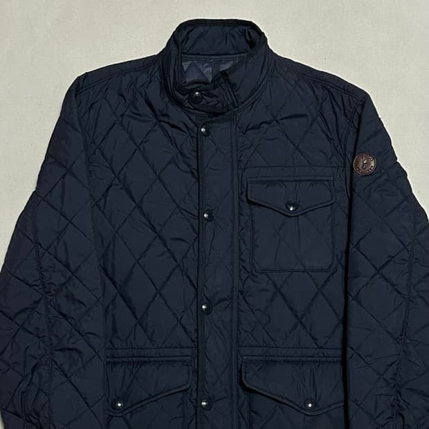 M 폴로랄프러렌 네이비 퀄팅 자켓