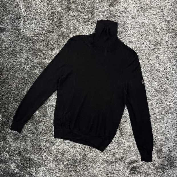 와이드앵글 남성 울 캐시미어 목폴라 니트 (100)