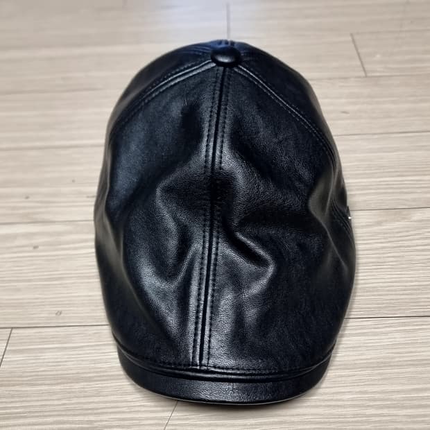 80~90s 피에르가르뎅 기술제휴 국내생산 가죽 헌팅캡