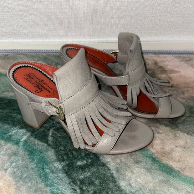 산토니 샌들 미들힐