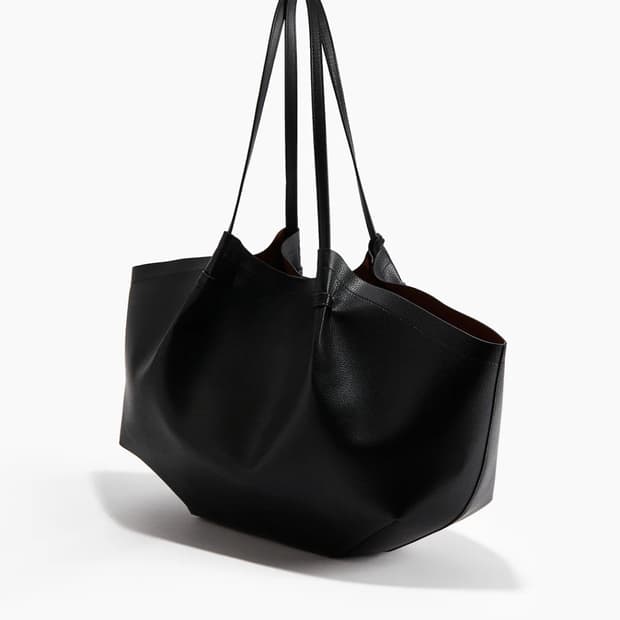 빅 블랙 쇼퍼백