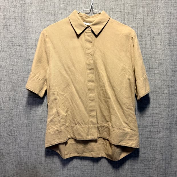 코스 여성 카라 반팔 셔츠 