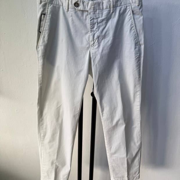 정품) PT토리노 남성 화이트 팬츠 48