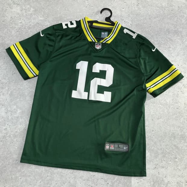 나이키 NFL 그린베이 패커스 딥그린 유니폼 티셔츠