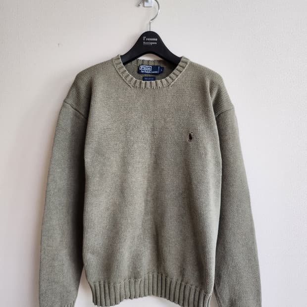 폴로랄프로렌 라운드니트 (L