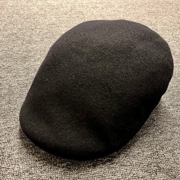 캉골 울 헌팅캡 504 블랙 