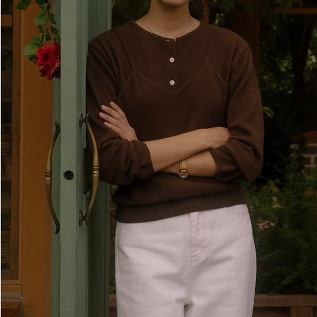 (새상품) 유튜버 햅삐 픽 틸아이다이 가디건 세트