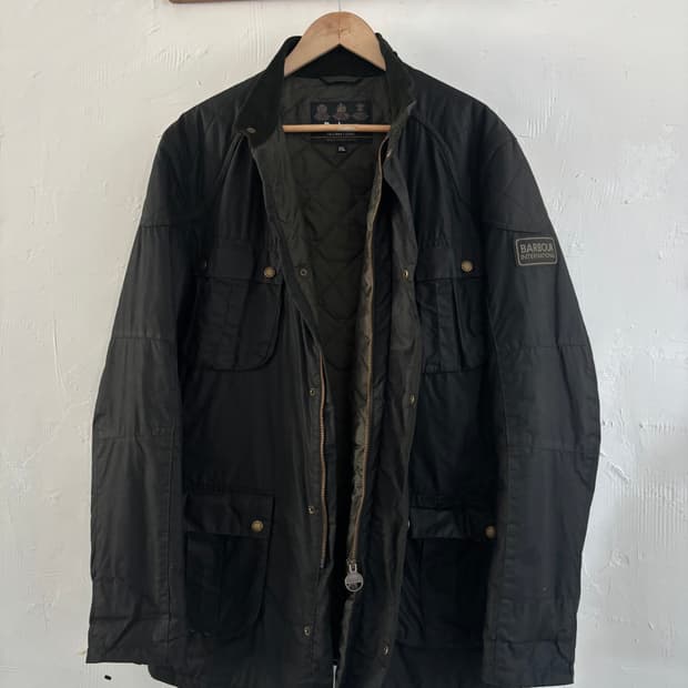 BARBOUR 바버 넥코듀로이 왁스자켓