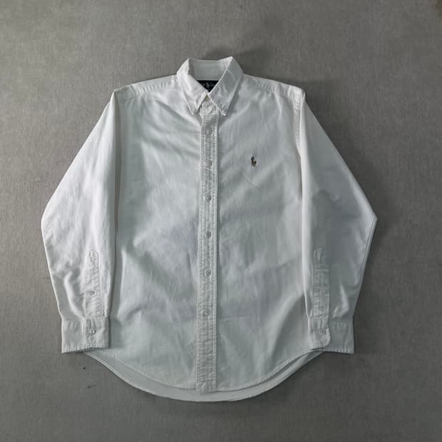 100 폴로랄프로렌 화이트 코튼 셔츠
