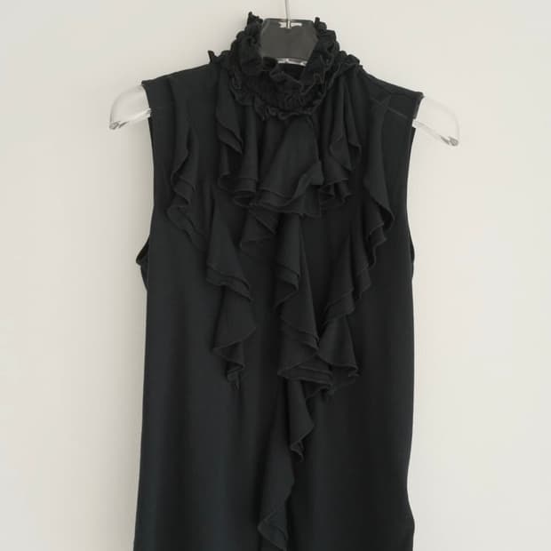 Cascade high neck top