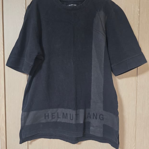 Helmut lang 프린티드 반팔 티