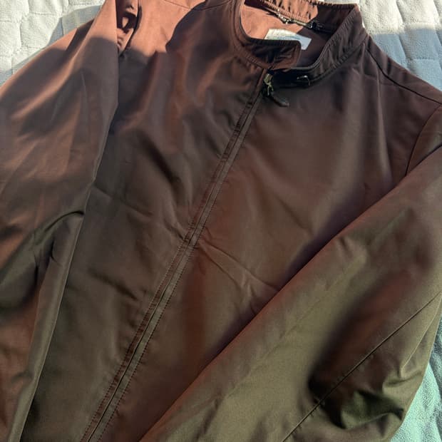 빈티지 라코스테 베이지 블루종