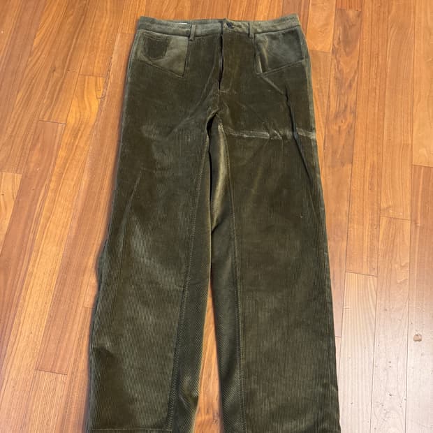 아이엘 코듀로이 팬츠 카키 